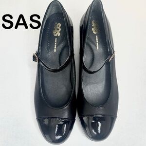 SAS Women's Isabel Mary Jane Heal and Cap Toe/Pumps/Patent Leather/Size 7M